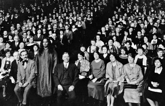 Paramahansa Yogananda in New York in 1926